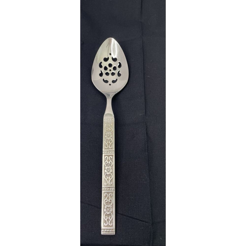 Vintage‎ Oneida Community Stainless Isabella Serving Spoon 8.5" Flatware
